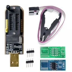 CH341B/A programmatore per 24 25 Chip Series da USB A TTL SOP8/16 BIOS Burner IC Test Lead Chip Burner Block