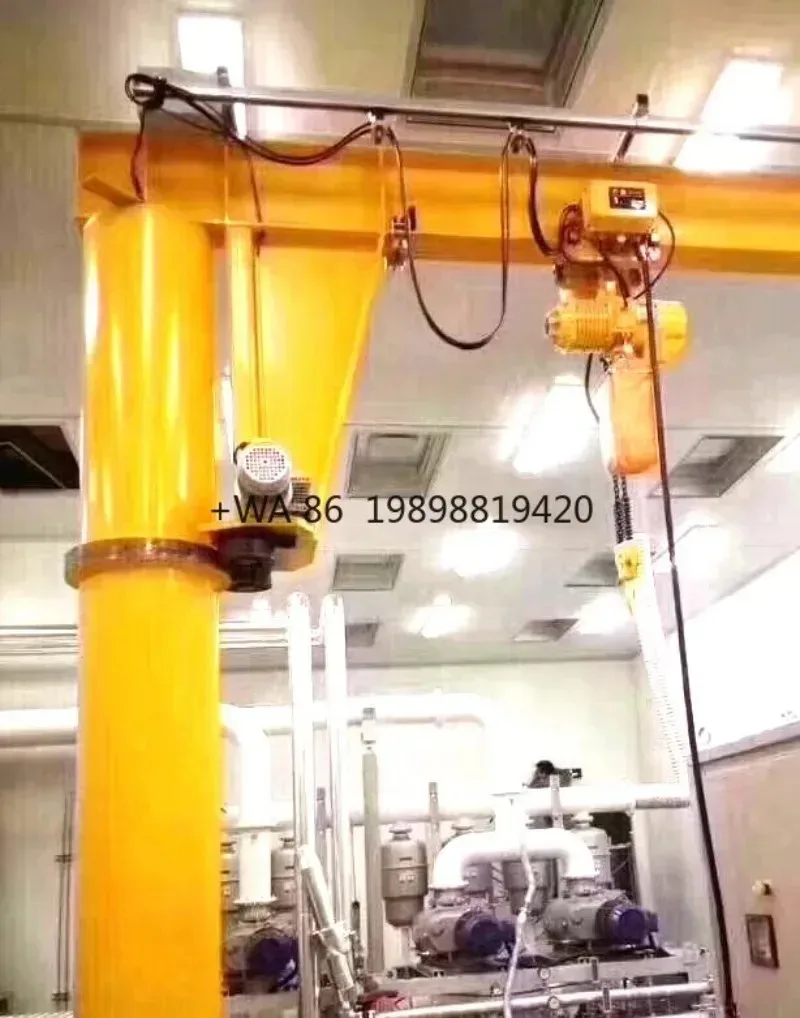 Electric Hoist Lifting 0.5Ton 1Ton 2Ton Portable Jib Crane Best Selling Mini Arm Crane