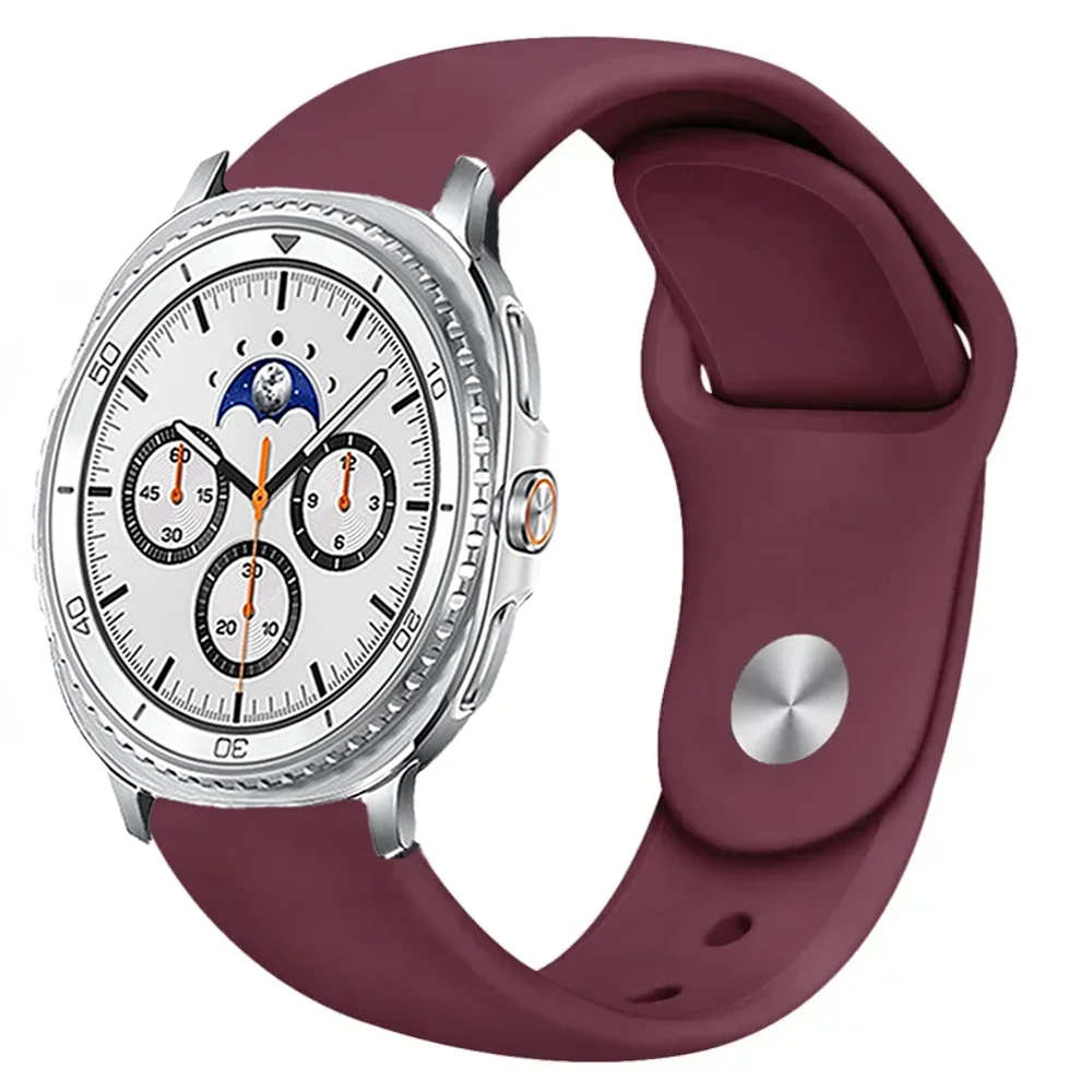 Bracelet de sport en Silicone pour Samsung Galaxy Watch 8 44mm 40mm 8 Bracelet classique 46mm pour Samsung Galaxy Watch Ultra 2025 ceinture