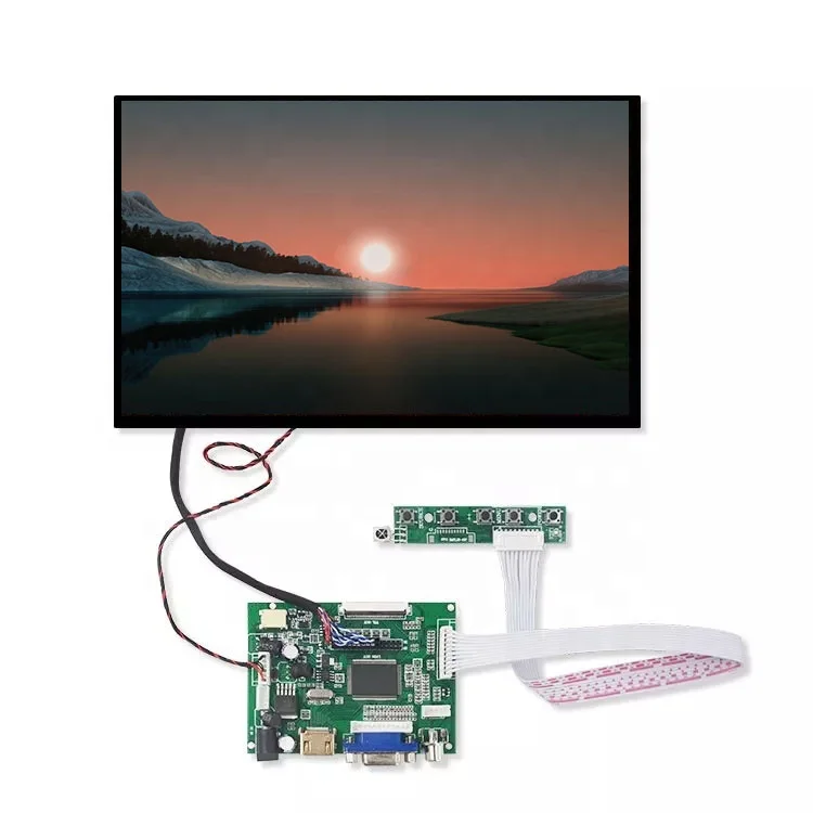 Wisecoco Hot Sale 10.1 Inch LCD Module Raspberry Pi Lcd Display Motorcycle Speedometer