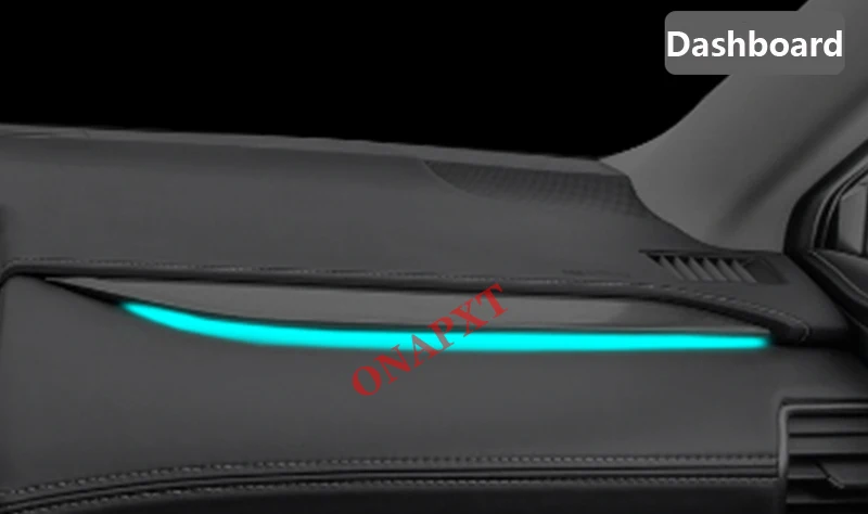 64 Colors Set For Lexus NX 2015-2020 Button Control Decorative Ambient Light LED Atmosphere Lamp illuminated Strip