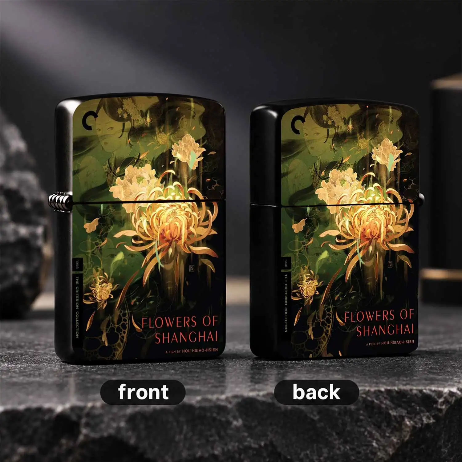Vintage Artistic Flowers of Shanghai Lighter, Suitable for Daily Outings, Home Leisure and All Scenarios, Exquisite Textured Artwork, Elevate Daily Vibe, Perfect for Personal Use,or Gifting to Show Yo A Humorous And Interesting Lighter