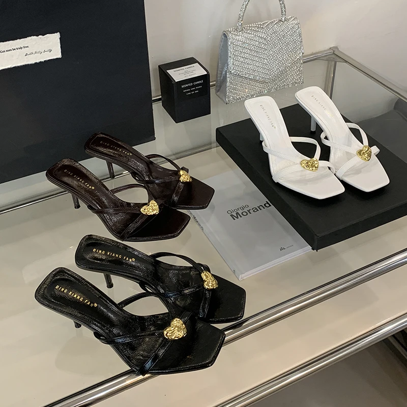 

Bailamos/Новые летние брендовые женские тапочки, модные женские элегантные туфли-гладиаторы с узким ремешком, уличные модельные туфли-лодочки на тонком высоком каблуке