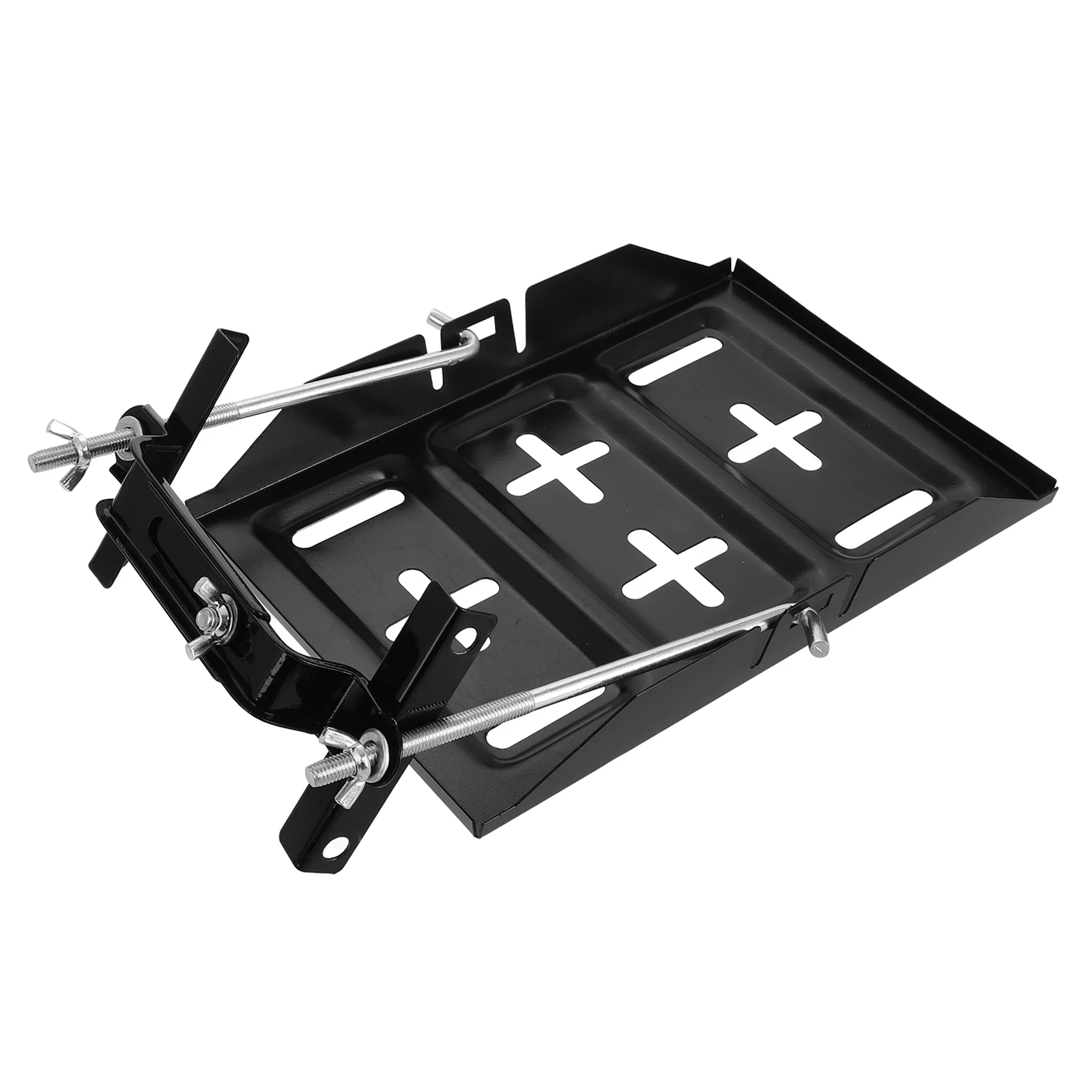 

1 Set Tray Clamp Marine Universal Metal Storage Holder Mount Hold Down Bracket Adjustable Car Boat Durable Easy Install Car