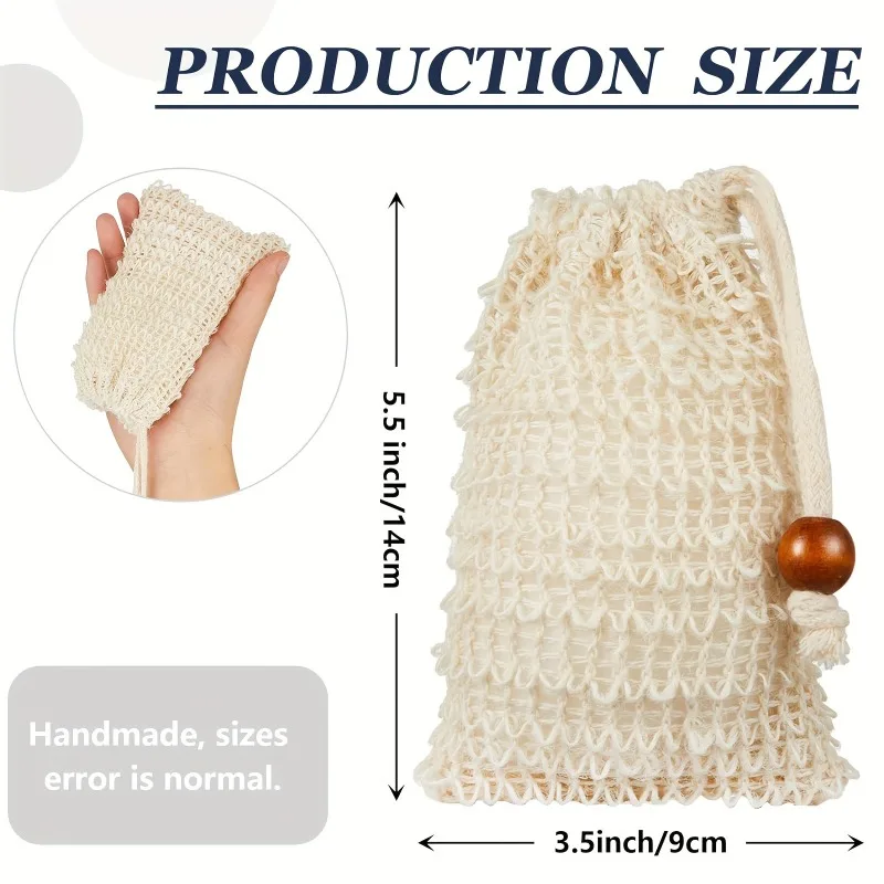 50pcs Highly Efficient Soap Bags Made Essential for Bathroom Storage Non-Slip Drawstring Design That Easily Creates Rich Lather