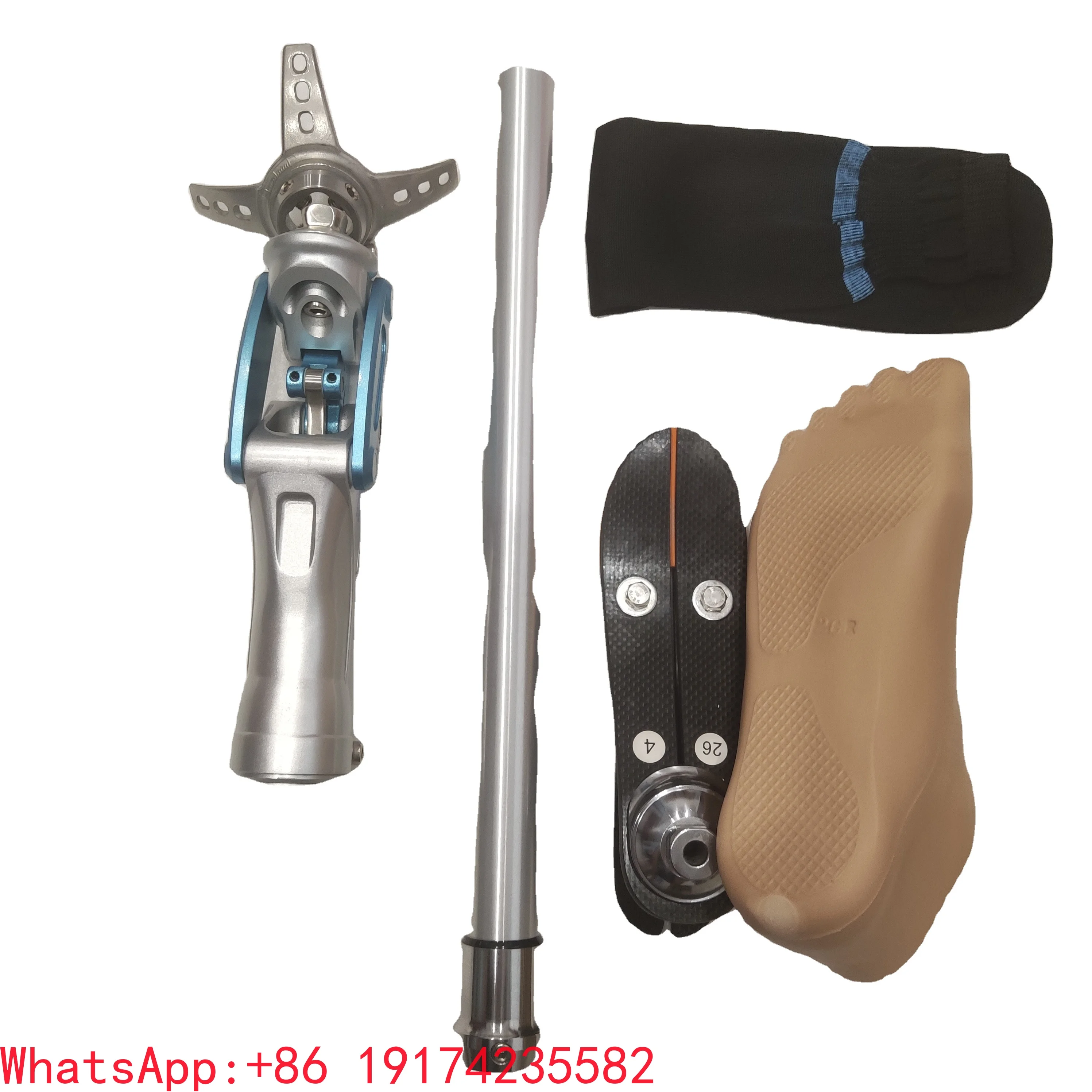 

aluminium Knee Joint Orthotics Walk Foot Prosthesis Class I Blue Prosthetic Leg