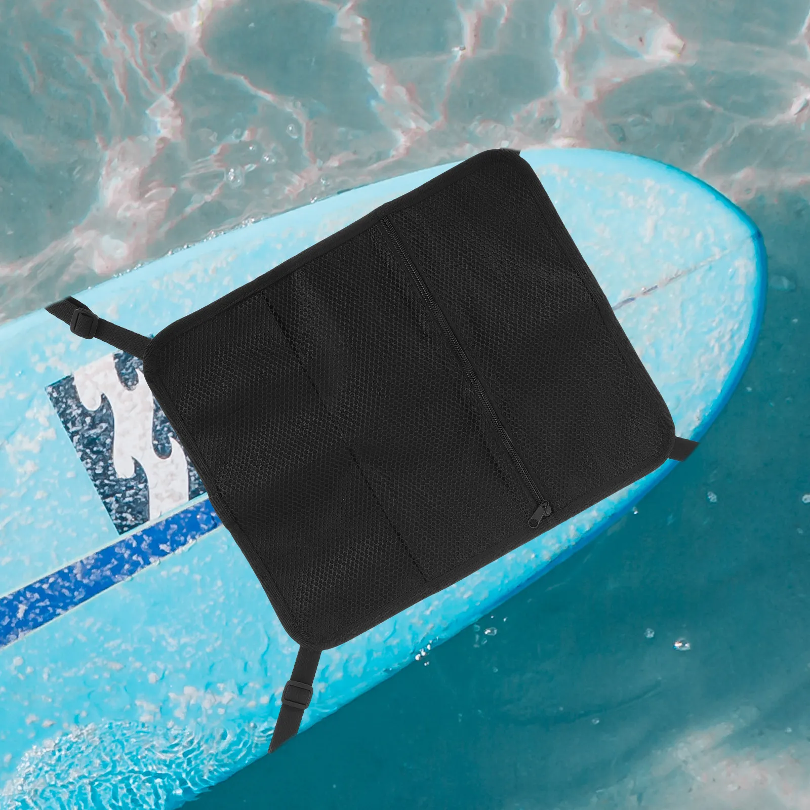 Paddleboard Deck Bag High End Mesh Pouch for Surfboard Supplies Storage Foldable Space Saving Deck Organizer for Phone Sandals