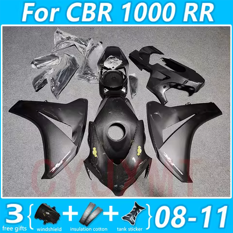 Carbon Fibre Fairing for CBR1000RR 2008 2009 2010 2011 Motorcycle Fairings Molding CBR 1000 RR 08-11 Luxury Bodyframe Cowl Shell