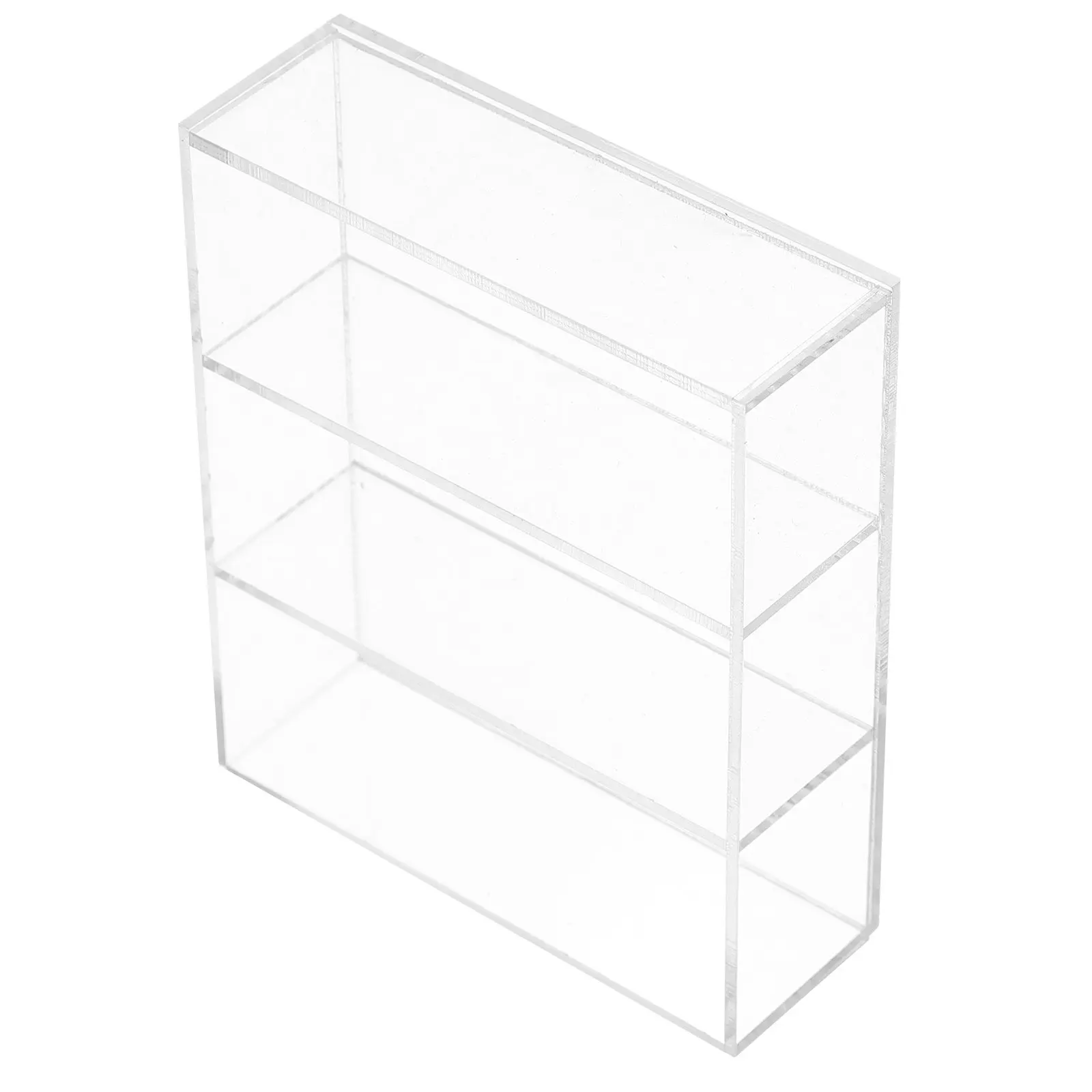 

Миниатюрный прозрачный шкаф для десертов, акриловая мини-мебель, прозрачная книжная полка, лучший аксессуар для декора мини-домика