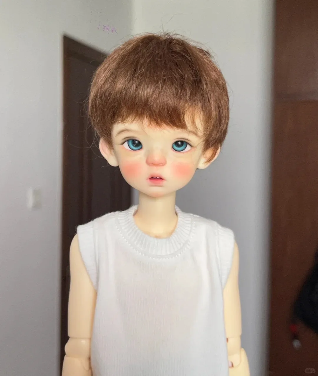 ผู้ผลิตตุ๊กตา BJD เรซิ่นพรีเมียม hahaBJD ขนาด 1/6 35 ซม. ตุ๊กตาโคอิ Akoin เด็กผู้ชายน่ารัก ตาแบบไม่ต้องติด