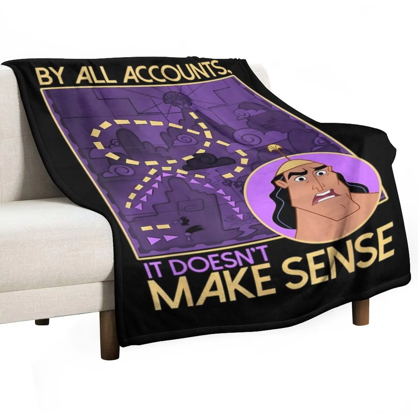 

Emperor's New Groove Kronk Doesn't Make Sense \t Throw Blanket decorative Cute Bed covers Blankets