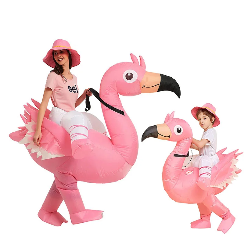 

Halloween And Party Fun Ride On New Flamingo Costume