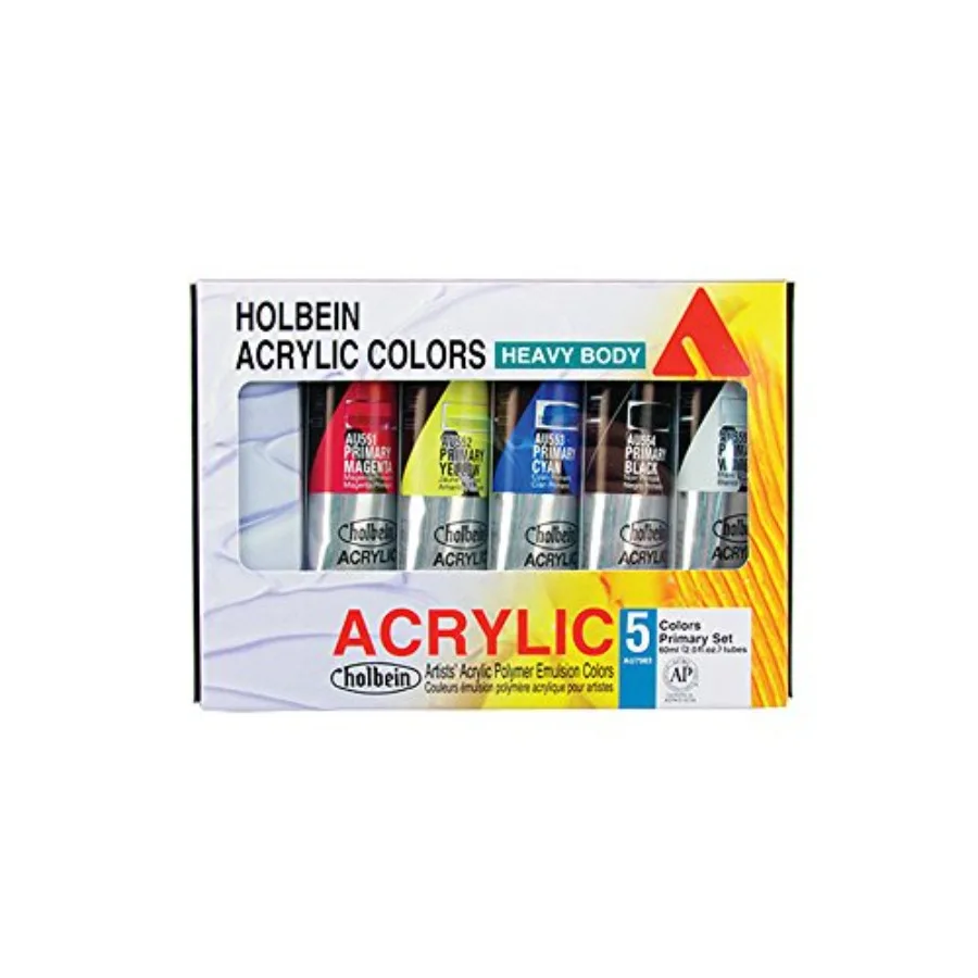 

HB Artist Acrylic Primary Set/5 60Ml