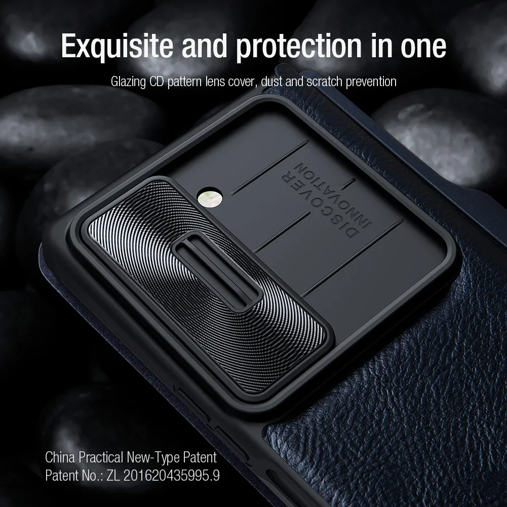 

for Samsung Galaxy Z Fold 6 5G Nillkin Case Qin Pro PU Flip Leather Case With Card Slot Cover Protection for Samsung Z Fold 6 5G