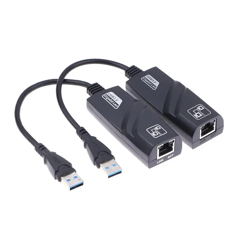 USB3.0 To Rj45 Network Adapter RTL8153 Lan Ethernet Adapter 100/1000Mbps Network Card For  Laptop Win10/11
