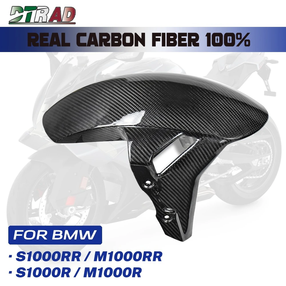 2019-2025 For BMW S1000RR M1000R S1000R M1000RR 100% Carbon Fiber Front Fender Mudguards Splash Guards Fairings S1000 R RR 2024