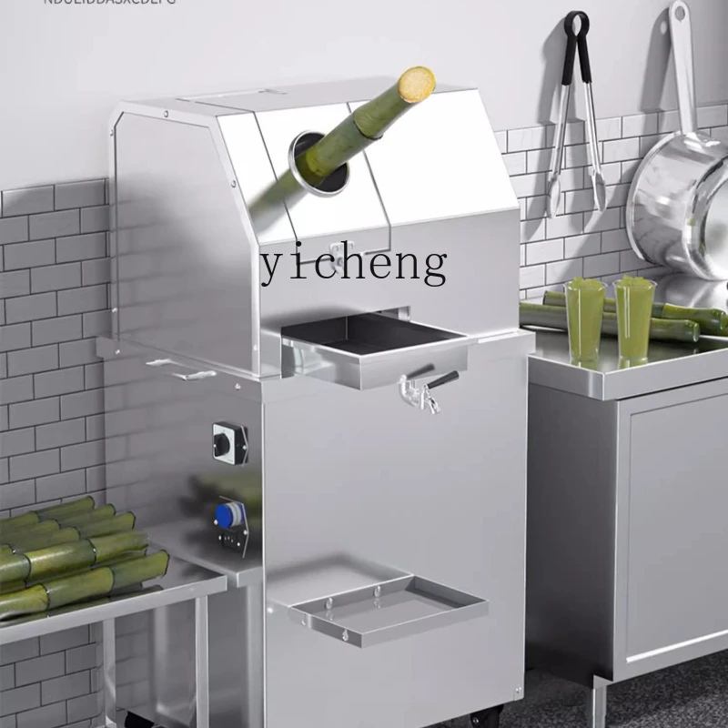 SS8 desktop sugarcane juicer commercial stall electric sugarcane juice press automatic sugarcane machine