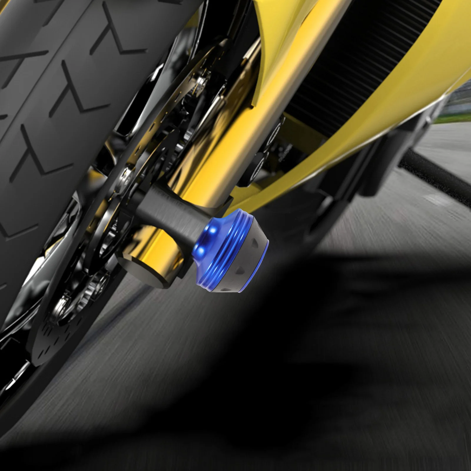 

2pcs Anti Drop Collision Cup Alloy Front Fork For Motorcycle Wheel Protection Durable Motorbike Modification Accessory