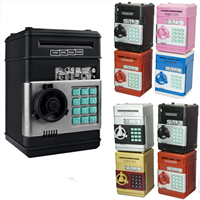 Electronic Password Money Box Code Key Lock Piggy Bank Automatic Coins Cash Saving Money Box Counter Mini Safe Box Child Gift