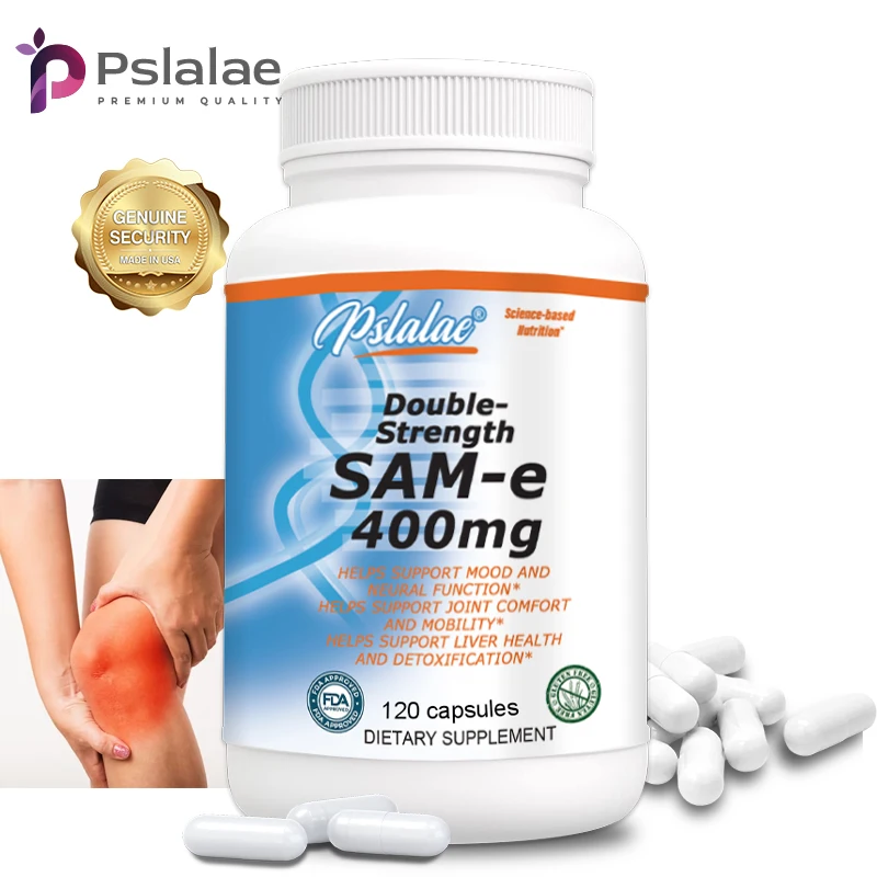 Sam-E 400mg Joint Supplement - Supports Joint Health, Brain Function, Improves Mood, Boosts Energy Levels, Relieves Stress