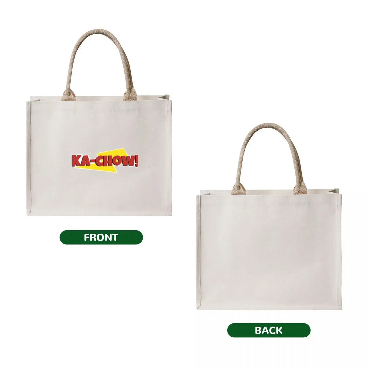 Kachow Tote Bag eco pack Shopper handbag tote bag canvas