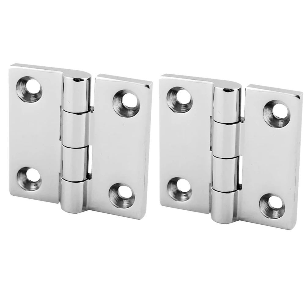 

316 Stainless Steel Mirror Polished Butt Hinges for Marine and RV Use Heavy Duty Resistant Hatch Door Hardware