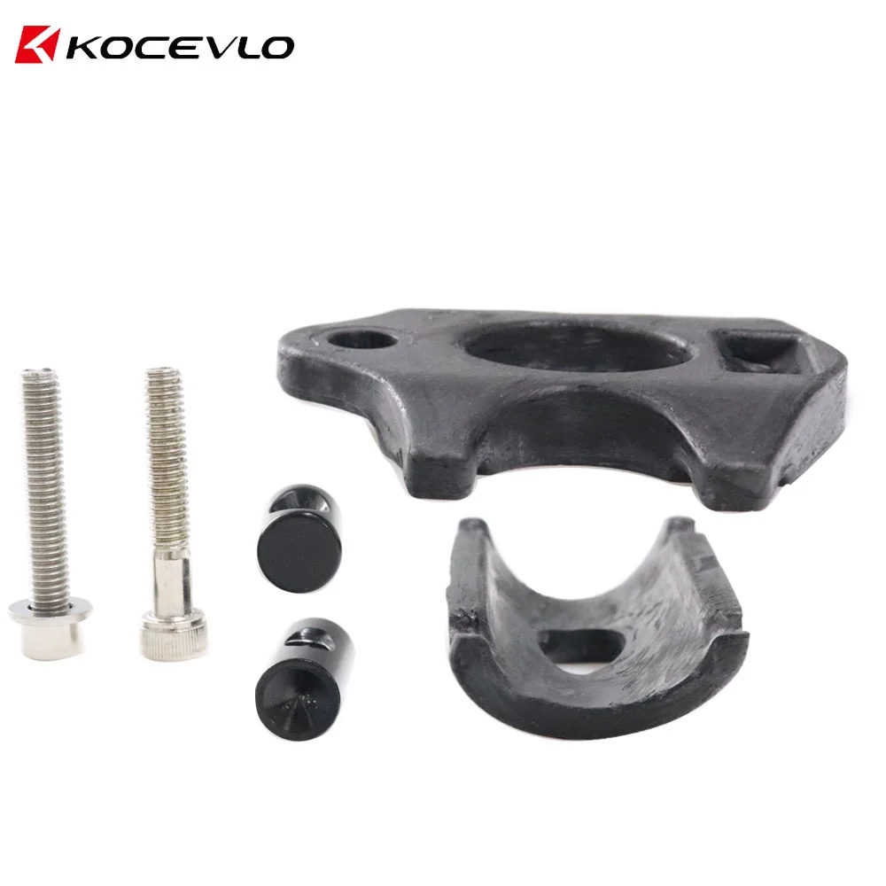 New Carbon Fiber Seatpost Clamping Head Base Cover Accessories Mountain Road Bike Seatposts Carbon Top Cap For Rear Seat Post