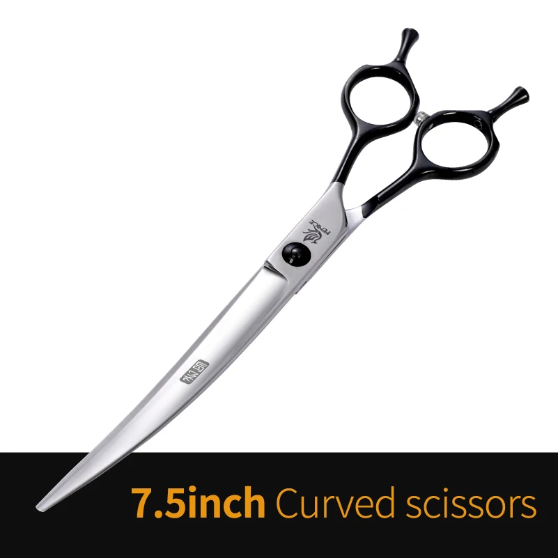 Fenice 6,5/6,75/7,0/7,5 Zoll Professionelle Hundepflegeschere Schneiden Effilierschere zum Schneiden von Hundehaaren für Groomer-Werkzeuge