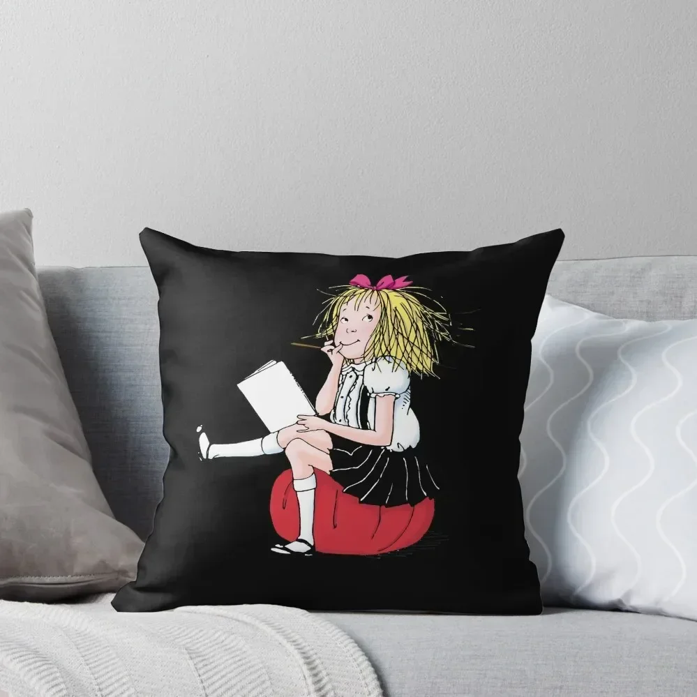 Eloise thinking about Throw Pillow christmas pillowcases Pillow Cover Sofa Cushion Cover pillow