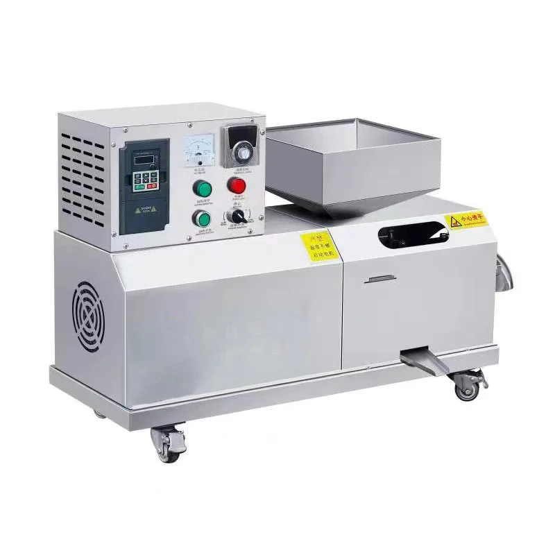 Oil press Automatic stainless steel Commercial flow oil press Foreign trade cross-border supply 60