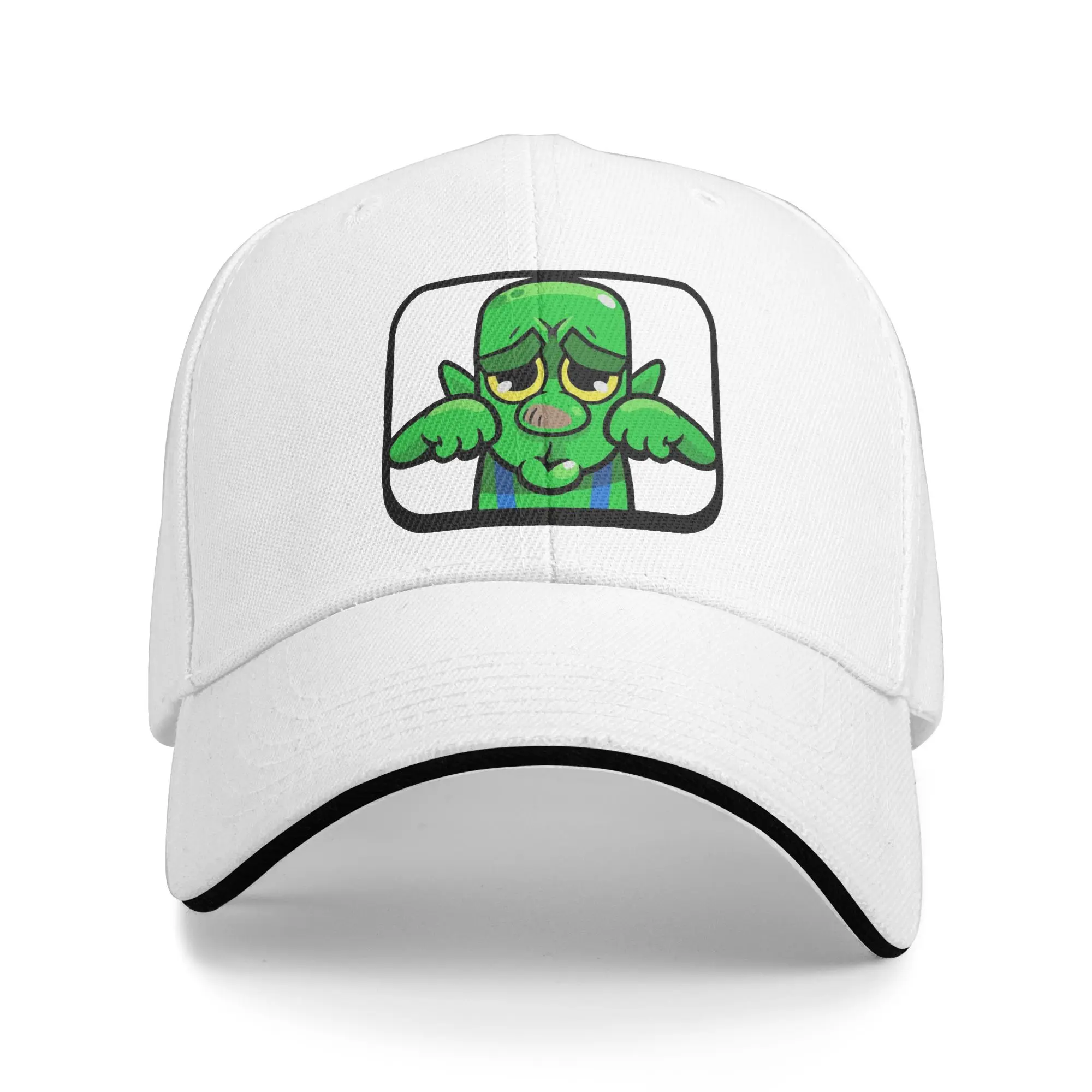 Golbin Crying Emote BOOHOO Clash Royal Golbin meme Baseball Cap Outfits Trucker Hat For Men Women Travel Headewear  Adjustable