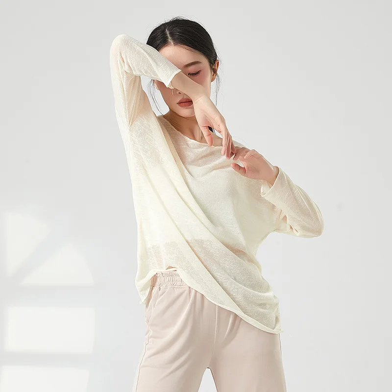 

New women's modern dance clothes, loose perspective dance performance set