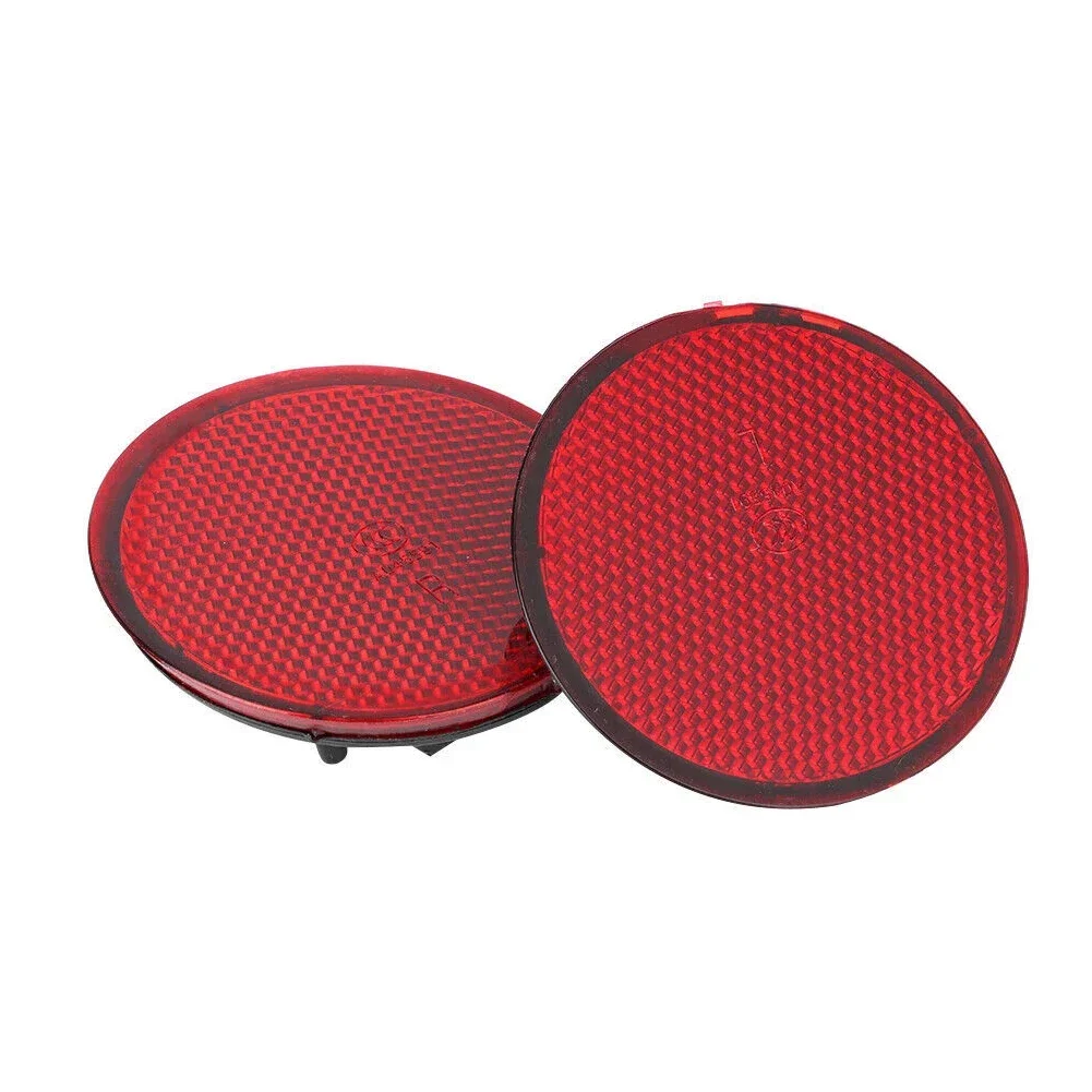 Rear Bumper Round Reflectors for Nissan QASHQAI 2007 2015 Red Color ABS Material OE Compatible 26561JE20A 26560JE20A