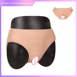 Realistic Cosplay Silicone Panties With Fake Vagina for Crossdresser Transgender Shemale Drag Queen Sissy Artificial Vagina