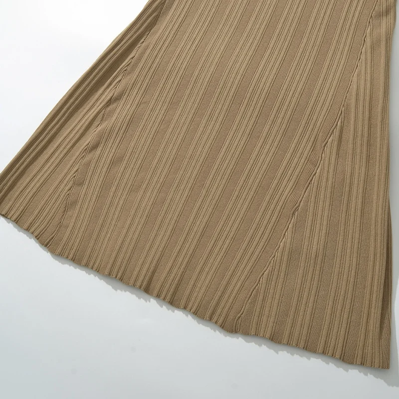 Autunno Inverno lavorato a maglia Fi Tail Dr Slim Fit lungo colletto alla coreana Versatile Ele Outdoor Casual