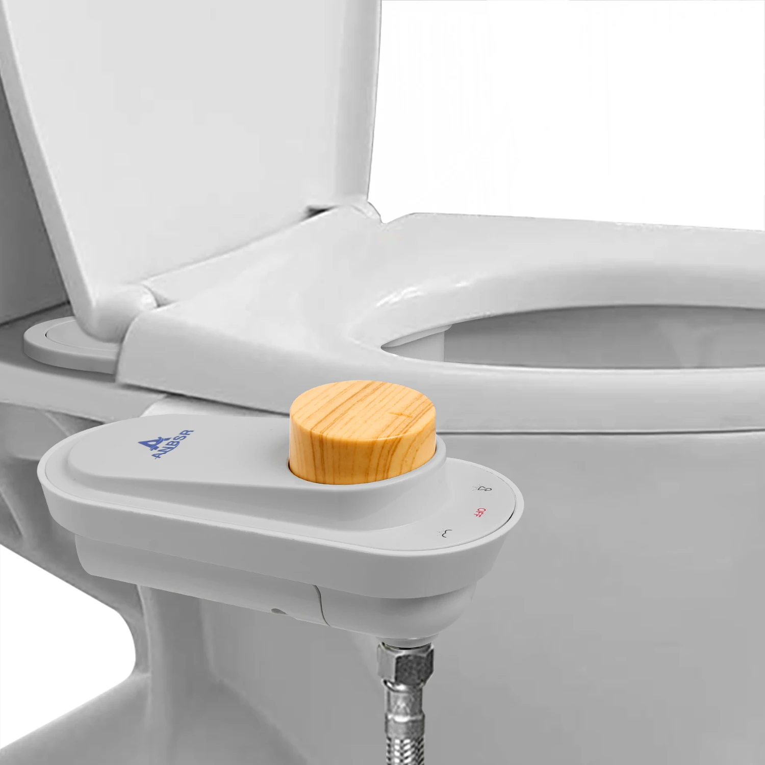 Tushy Toilet Seat Bidet Ultra-Slim Non-Electric Dual Nozzle Feminine Wash and Posterior Wash Pressure Controls