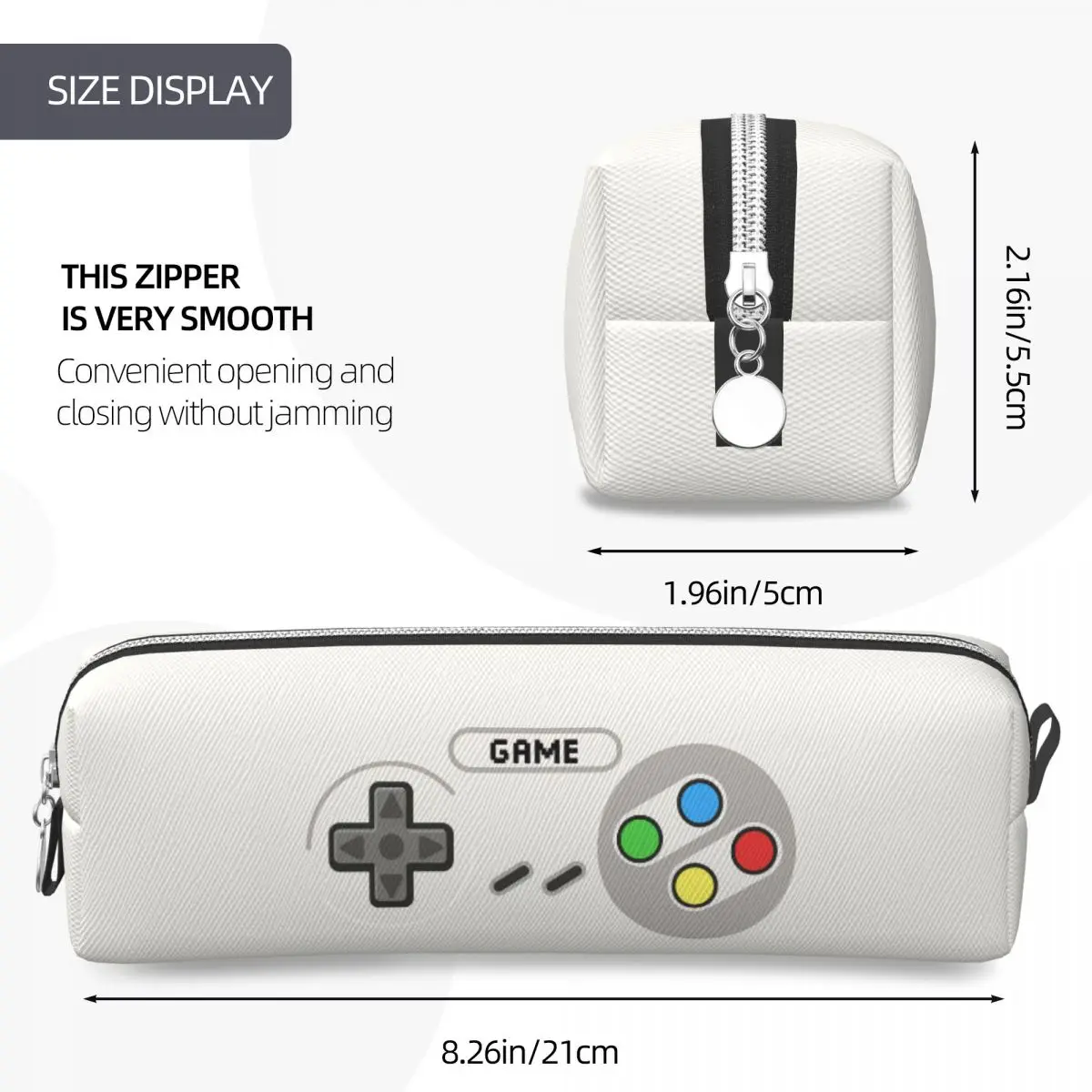 Video Game Gaming Controller Pencil Case Pencilcases Pen for Student Big Capacity Bags Office Gift Stationery