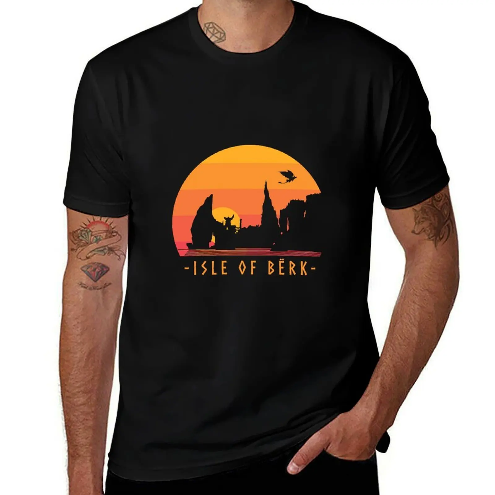 

Isle of Berk  T-Shirt boys animal print new gifts and t-shirts quick drying funny shirt cotton Short sleeve tee men
