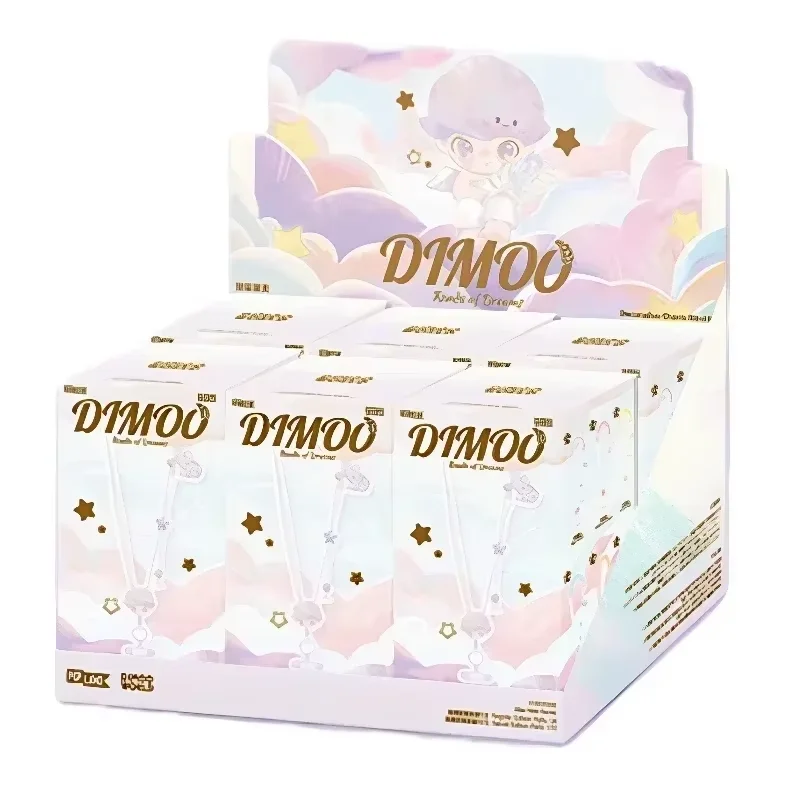 

POP MART DIMOO Rondo Of Dreams Series Pendant Chain Blind Box Toys Anime Action Figure Surprise Mystery Box Dolls Girls Gift