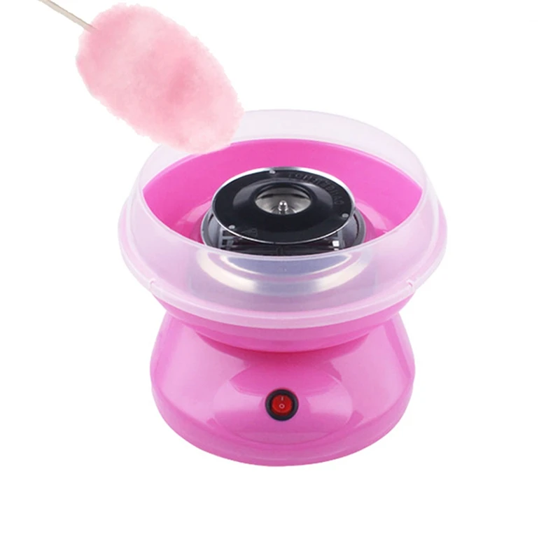 B-M Electric DIY Sweet Cotton Candy Maker Mini Portable Cotton Sugar Fairy Floss Marshmallow Machine for Kids EU Plug-C