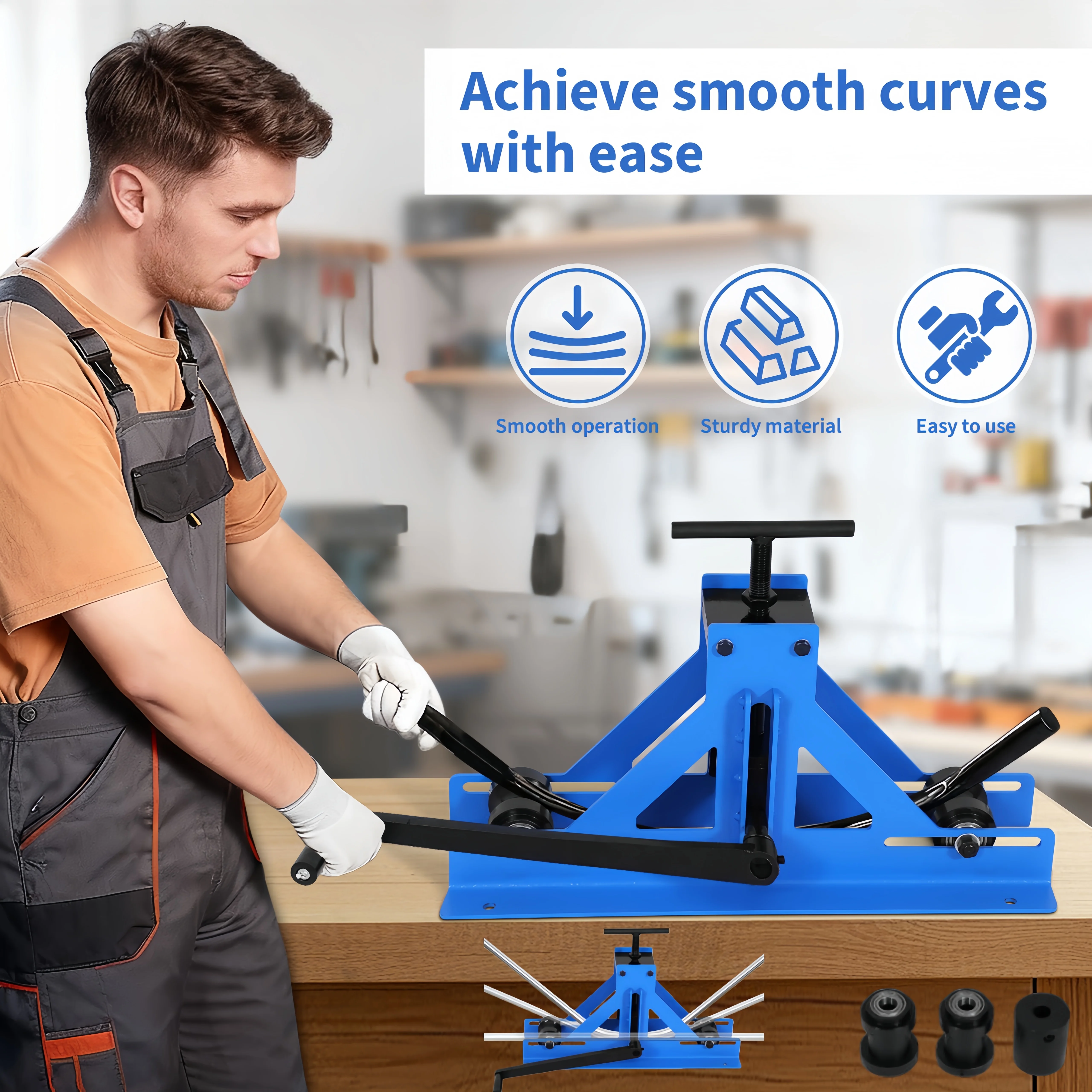 

TR-40 Инструмент для гибки медных алюминиевых труб Высокоточный трубогиб для гибки стальных алюминиевых медных труб Кабель