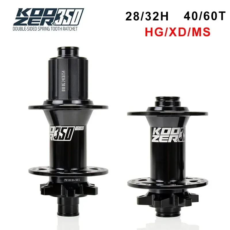 

Koozer 350 28H 32H Ratchet 40T 60T HG XD MS 11 12s Cr-Mo Steel Axle 5x100 5x135 QR 15x100 12x142 Bike Parts MTB Hubs Bicycle Hub