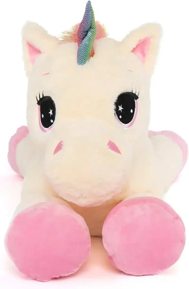 MaoGoLan Toys Studio Big Unicorn Stuffed Animal Soft Large Unicorn Plush Pillow Toy Gift for Girls Boys (Pink, 23.5 '')