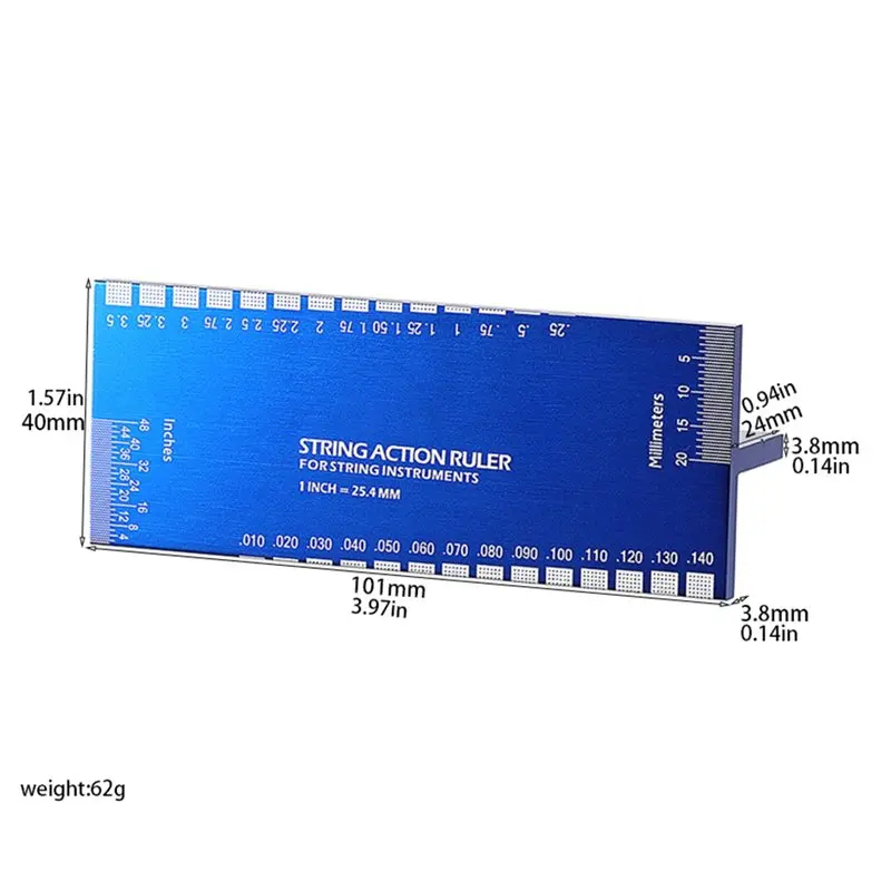 XSXS-T- أداة صنفرة التسوية المشطوفة وظيفة قياس الحركة مع سلسلة لأجزاء أداة الجيتار Luthier