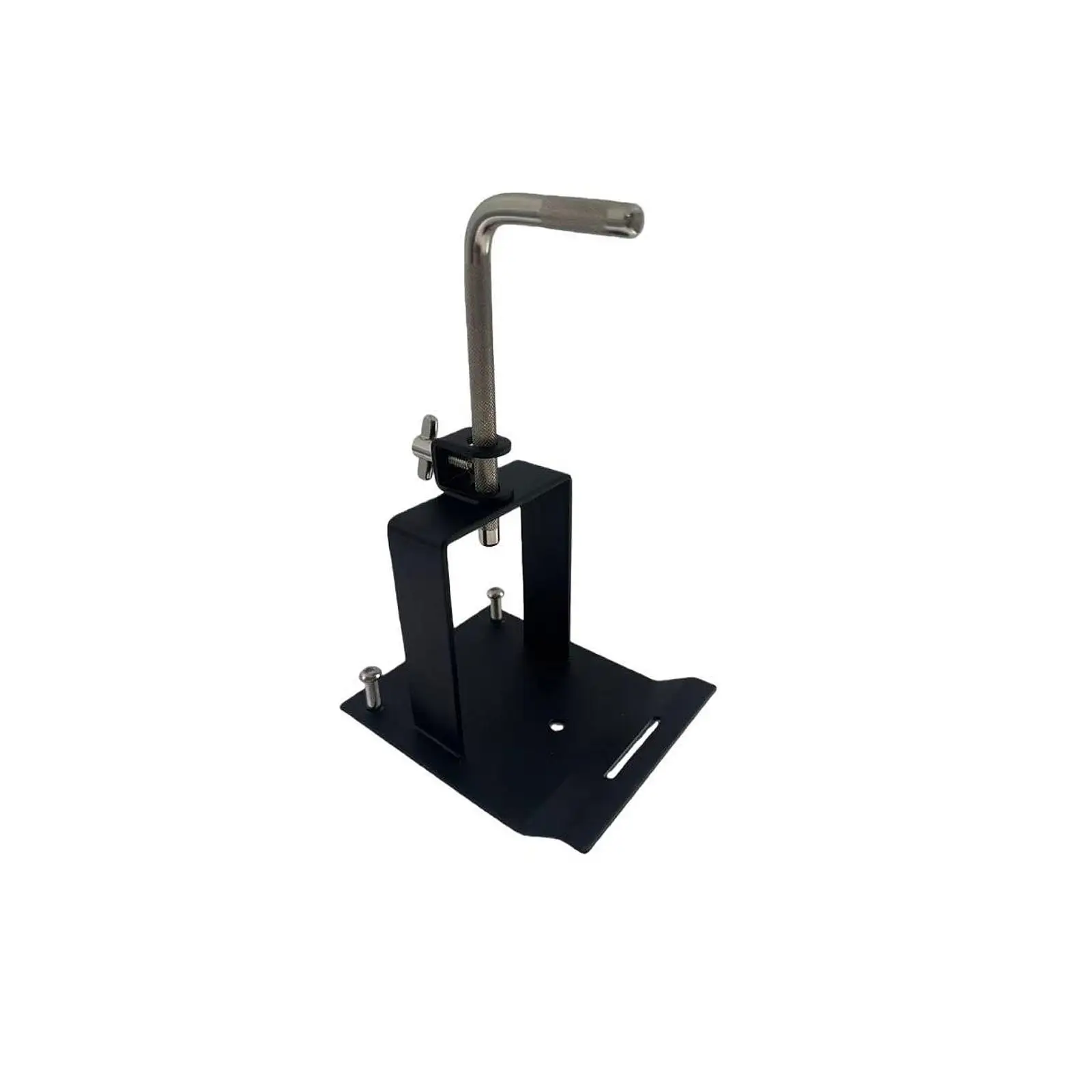 Percussion Cowbell Pedal Mount Holder Durable Metal Clamp Bracket for Drum Kit Hand Percussion Cowbell