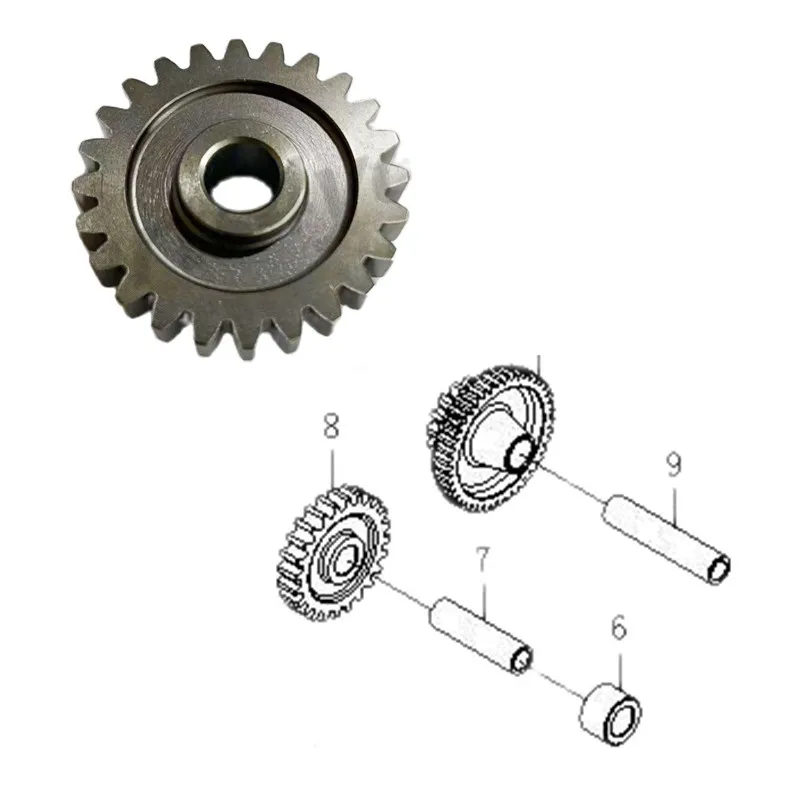 Original MIDDLE GEAR with Bush &Shaft SET 0180-091002 For CFMOTO 500 600 ATV UTV Parts Cforce X5 X6 CF188/196 ENGINE Starting