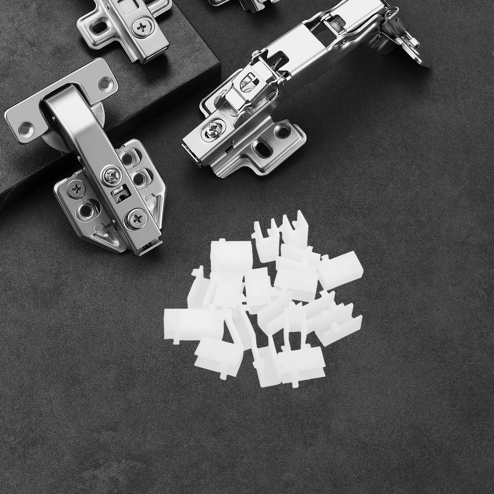 20 قطعة من مشابك الرف، رف خزانة بلاستيكي قابل للتعديل يدعم أوتاد تقسيم ثابتة سهلة التركيب لمنظم تخزين المطبخ #5