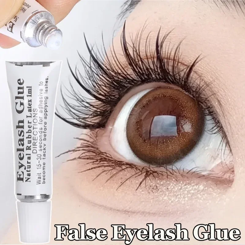 Waterproof Disposable False Eyelash Glue 1/5PCS Lasting Quick Dry White Black Not Irritating Eyelashes Extension Glue Makeup