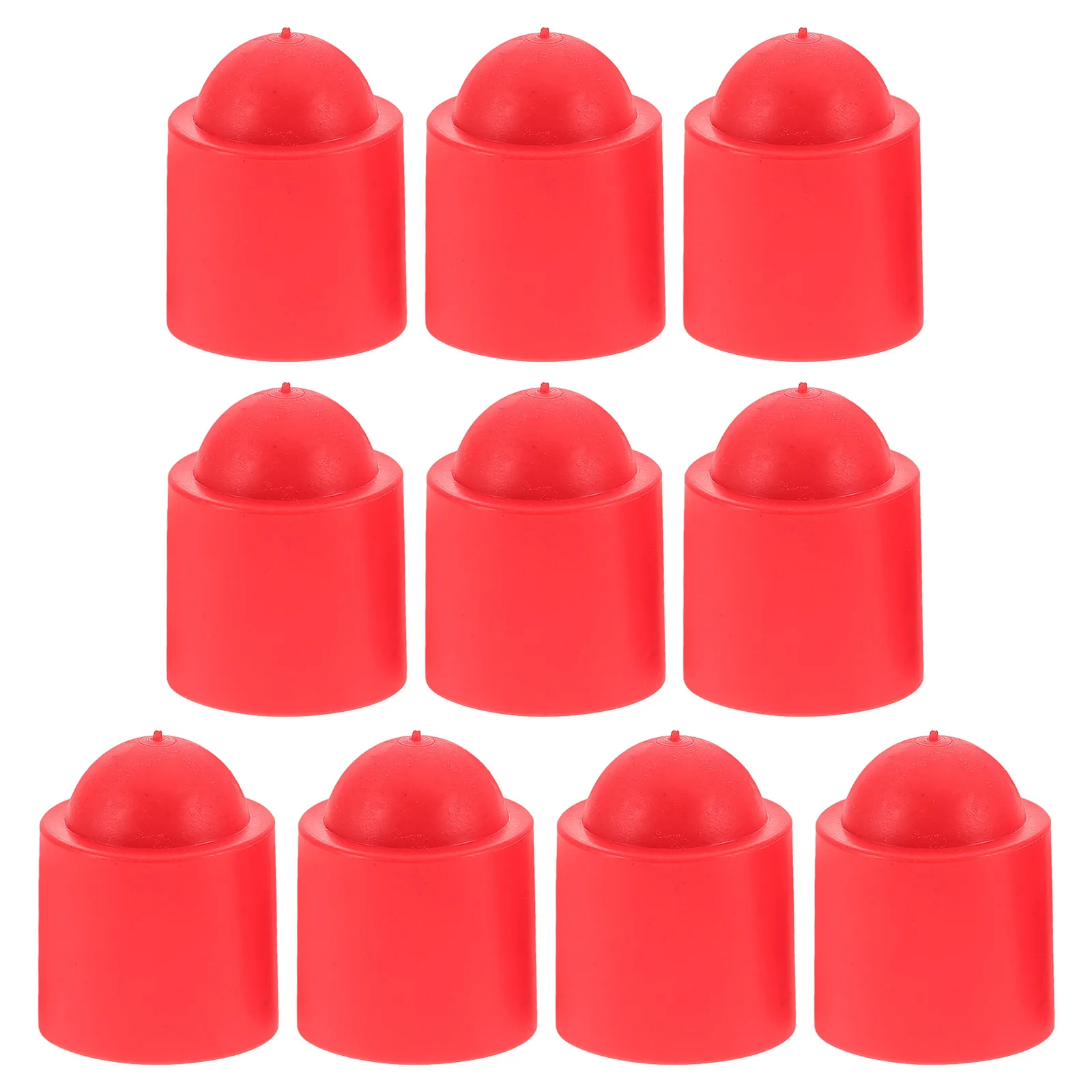 

10 PCS Billiard Cue Protective Cover Rubber Sleeve Pool Protector Bottom Tail Stick Tip for Bumper