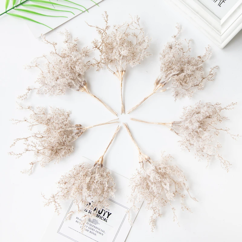 1/3Pcs Künstliche Pflanzen Goldene Silbrig Zweig Weihnachtsbaum Kränze Haar Zubehör Hause Zimmer Wand Hängen Hochzeit Dekoration – Detail 7